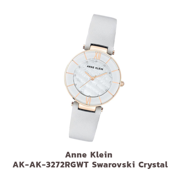 Anne Klein AK-AK-3272RGWT Swarovski Crystal